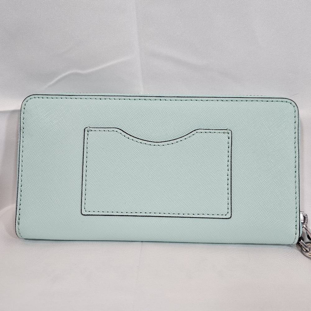 Tory Burch Mint Green Wristlet Wallet - Picture 2 of 10